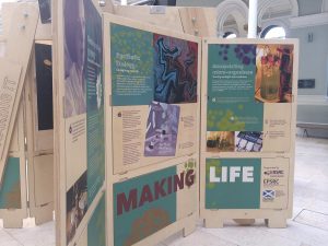 science exhibition - making life information