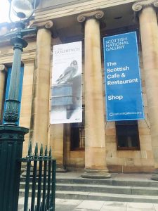 banner outside the national gallery