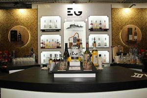 gin display for the TFWA World Exhibition in cannes