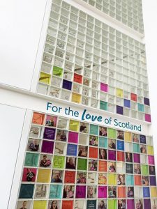 for the love of scotland message glass graphics