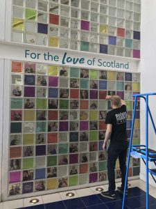 for the love of scotland exhibition installation