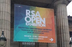 banner for the royal Scottish academy