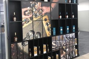 strathisla whisky display