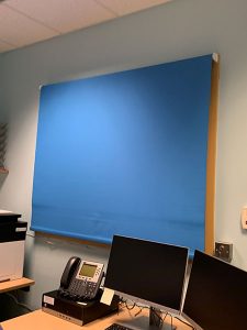 Capital credit union roller blinds