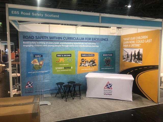 road saftey scotland exhibition display