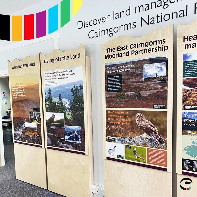 information display for the cairngorms national park