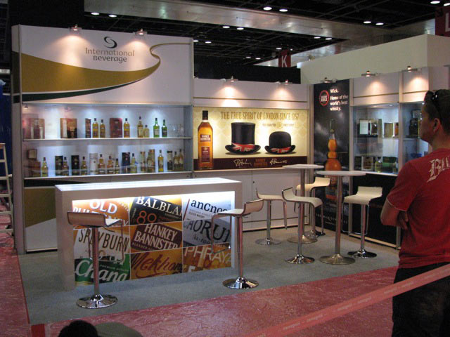 international beverage exhibition stand